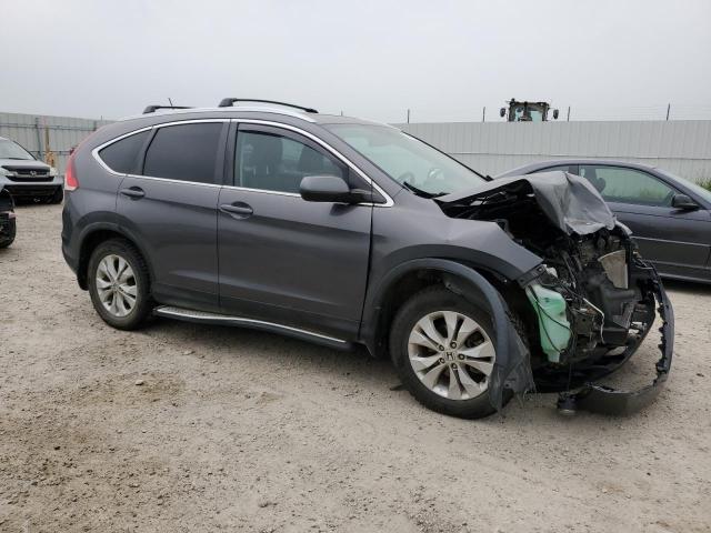 2HKRM4H70EH108195 - 2014 HONDA CR-V EXL GRAY photo 4