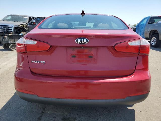 KNAFX4A67G5508766 - 2016 KIA FORTE LX RED photo 6