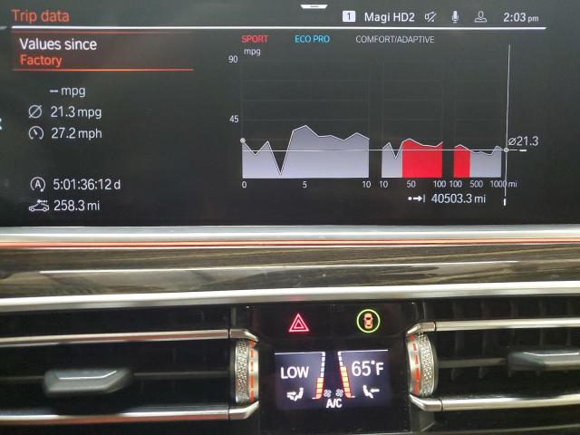 5UXCR4C0XM9H47176 - 2021 BMW X5 SDRIVE 40I WHITE photo 9