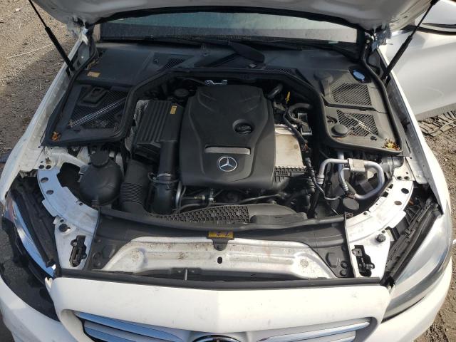 WDDWF4KB8GR139464 - 2016 MERCEDES-BENZ C 300 4MATIC WHITE photo 11