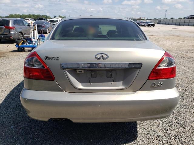 JNKBF01A44M500478 - 2004 INFINITI Q45 CREAM photo 6