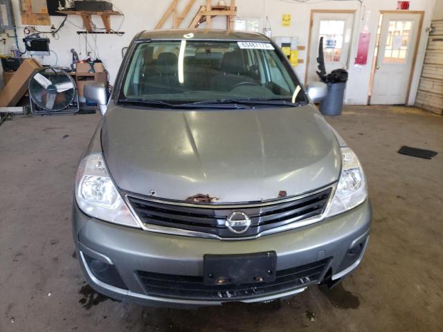 3N1BC1AP7AL377045 - 2010 NISSAN VERSA S SILVER photo 5