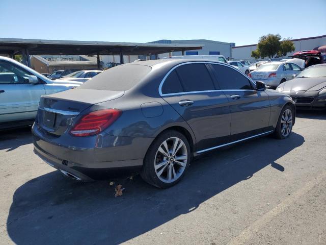 55SWF4KB9FU027611 - 2015 MERCEDES-BENZ C 300 4MATIC GRAY photo 3