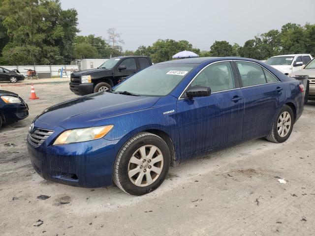 4T1BB46K89U091281 - 2009 TOYOTA CAMRY HYBRID BLUE photo 1