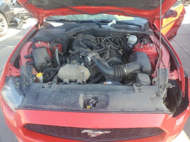 1FA6P8AM4F5350092 - 2015 FORD MUSTANG RED photo 11
