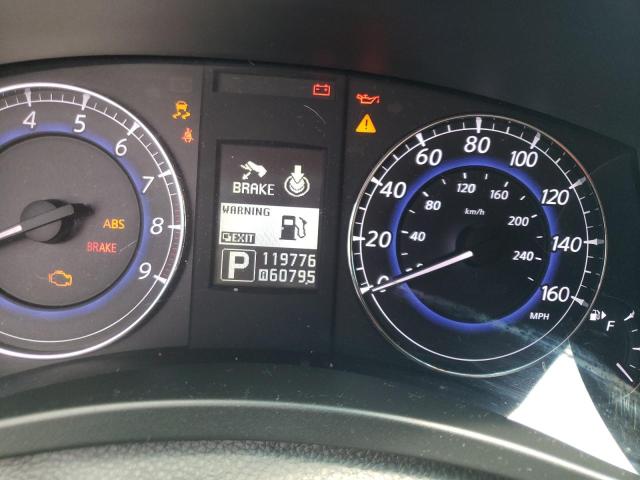 JN1AJ0HP9CM400948 - 2012 INFINITI EX35 BASE Մոխրագույն լուսանկար 9