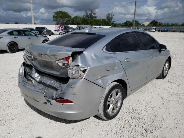 1G1BE5SM8H7241775 - 2017 CHEVROLET CRUZE LT SILVER photo 4