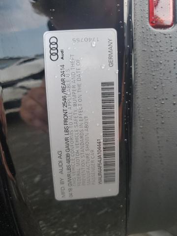 WAUR4AF54JA104441 - 2018 AUDI S5 PRESTIGE BLACK photo 12