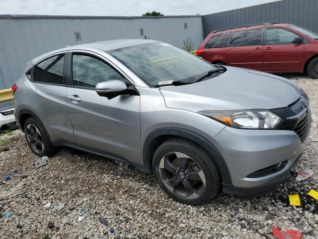 3CZRU6H52JG722866 - 2018 HONDA HR-V EX GRAY photo 4