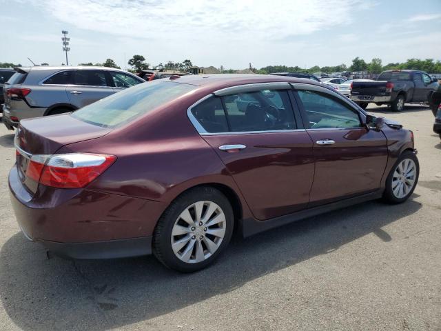 1HGCR2F88DA272227 - 2013 HONDA ACCORD EXL MAROON photo 3