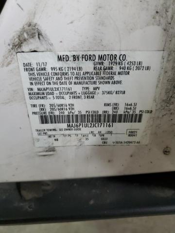 MAJ6P1UL2JC171161 - 2018 FORD ECOSPORT SE Blanco foto 14