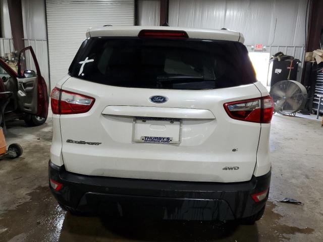 MAJ6P1UL2JC171161 - 2018 FORD ECOSPORT SE WHITE photo 6