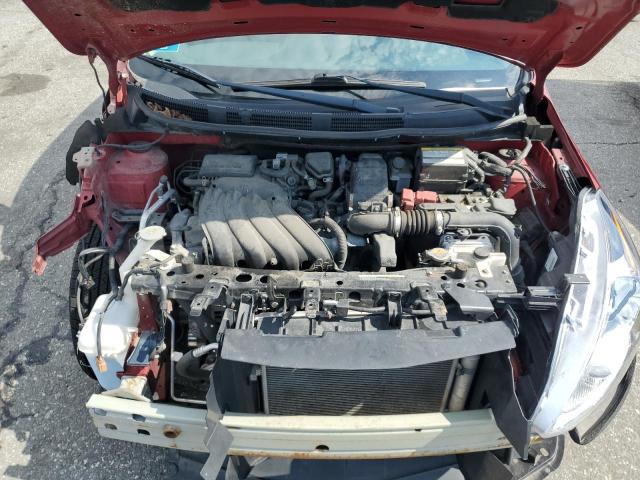 3N1CN7AP7KL870100 - 2019 NISSAN VERSA S RED photo 11