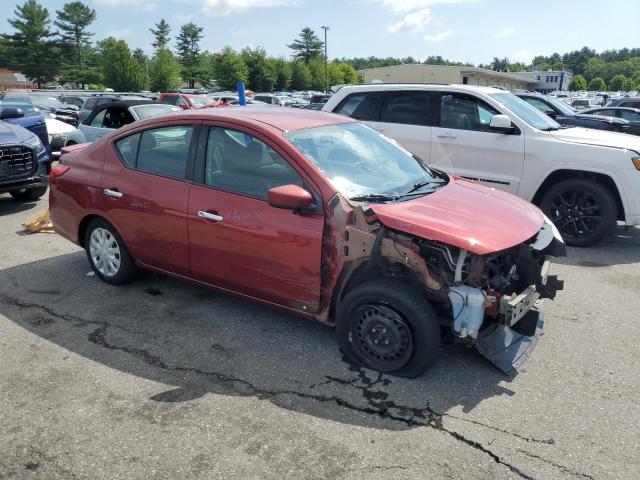 3N1CN7AP7KL870100 - 2019 NISSAN VERSA S RED photo 4