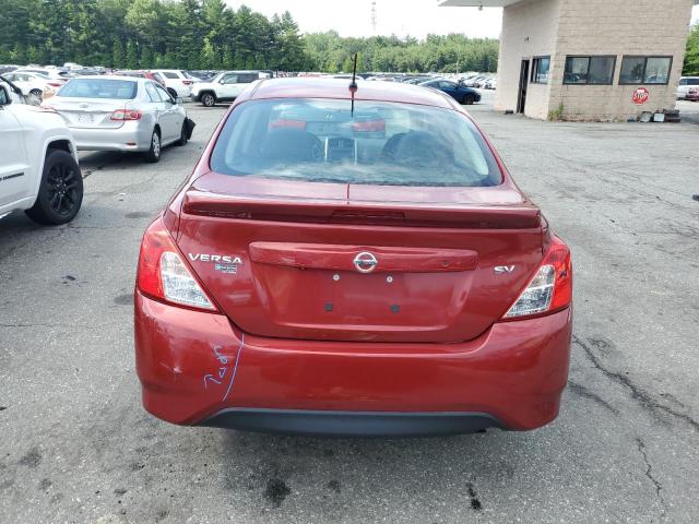 3N1CN7AP7KL870100 - 2019 NISSAN VERSA S RED photo 6