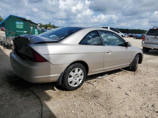 1HGEM22982L005547 - 2002 HONDA CIVIC EX BEIGE photo 3