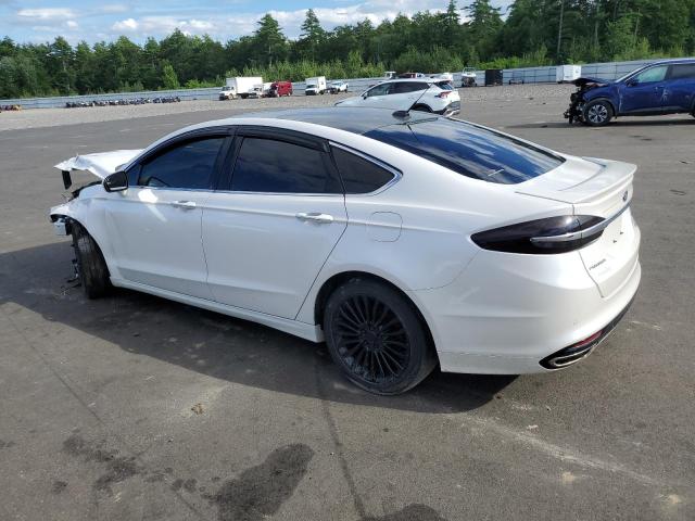 3FA6P0D9XJR219196 - 2018 FORD FUSION TITANIUM/PLATINUM WHITE photo 2