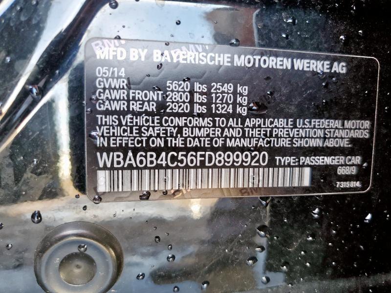 WBA6B4C56FD899920 - 2015 BMW ALPINA B6 BLACK photo 13