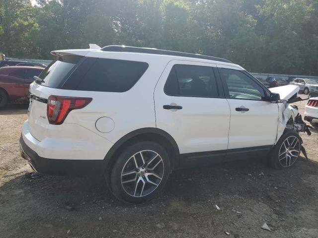 1FM5K8GT7GGB02049 - 2016 FORD EXPLORER SPORT WHITE photo 3
