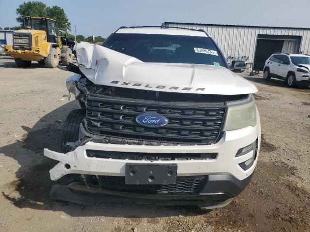 1FM5K8GT7GGB02049 - 2016 FORD EXPLORER SPORT WHITE photo 5