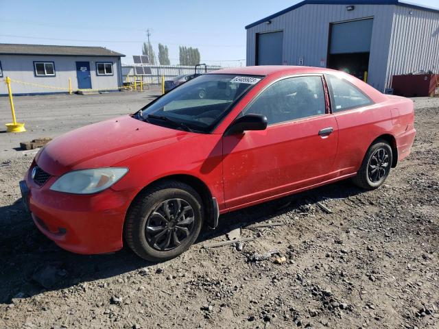 1HGEM22154L020312 - 2004 HONDA CIVIC DX VP Rot Foto 1