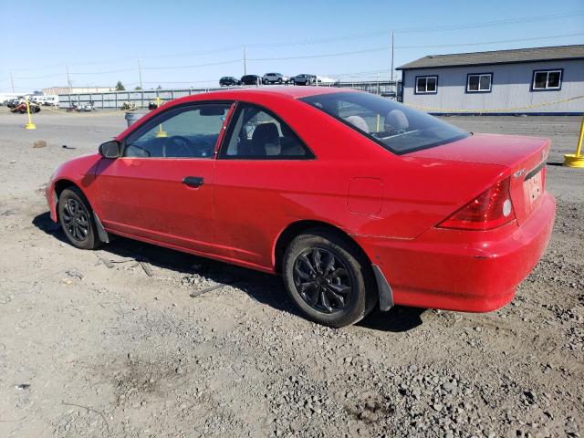 1HGEM22154L020312 - 2004 HONDA CIVIC DX VP Rot Foto 2