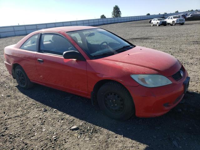 1HGEM22154L020312 - 2004 HONDA CIVIC DX VP Rot Foto 4
