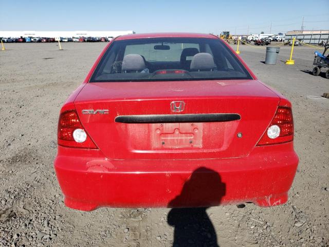 1HGEM22154L020312 - 2004 HONDA CIVIC DX VP Rot Foto 6