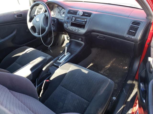 1HGEM22154L020312 - 2004 HONDA CIVIC DX VP Rot Foto 8