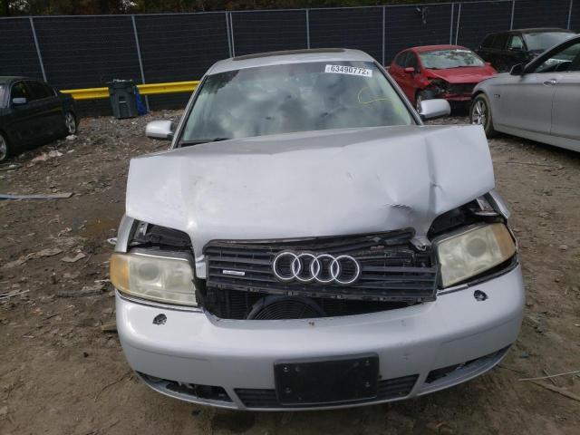 WAUML64B54N090629 - 2004 AUDI A6 4.2 QUATTRO SILVER photo 9