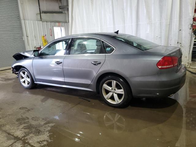 1VWBP7A31CC100999 - 2012 VOLKSWAGEN PASSAT SE GRAY photo 2