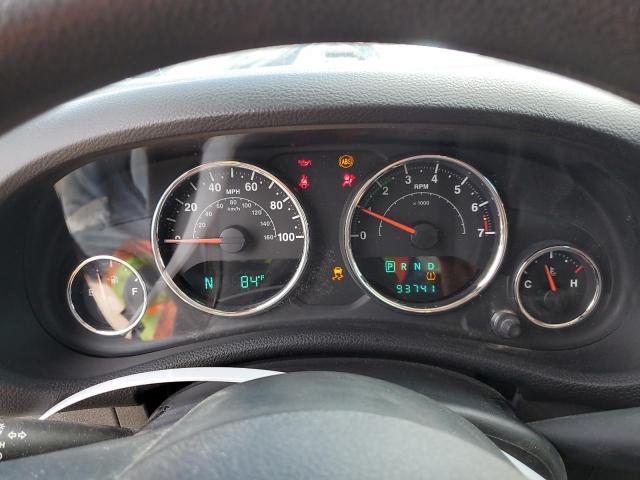 1C4BJWDG6CL285855 - 2012 JEEP WRANGLER U SPORT Siyah fotoğraf 9