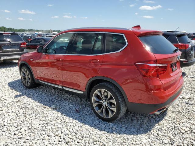 5UXWX9C50F0D50403 - 2015 BMW X3 XDRIVE28I RED photo 2