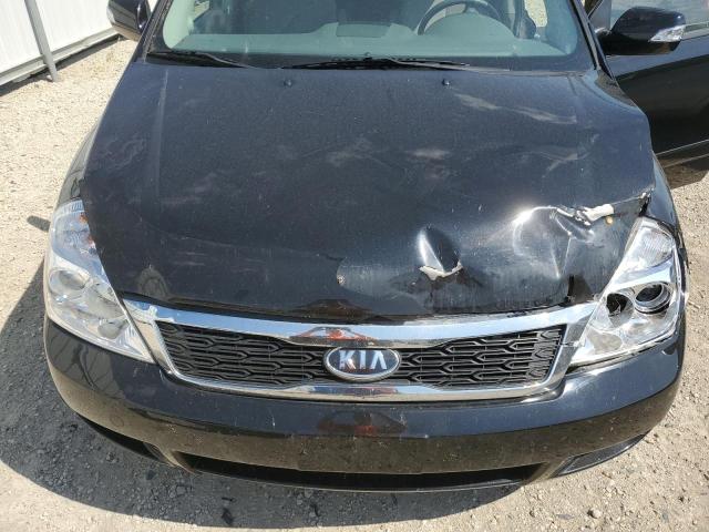 KNDMG4C71C6487644 - 2012 KIA SEDONA LX BLACK photo 12