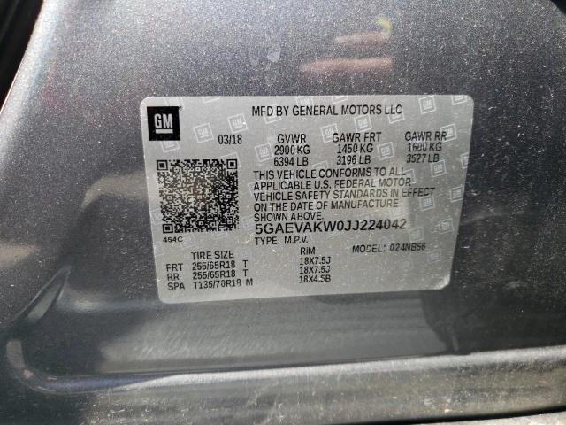 5GAEVAKW0JJ224042 - 2018 BUICK ENCLAVE ESSENCE 银色 照片 14