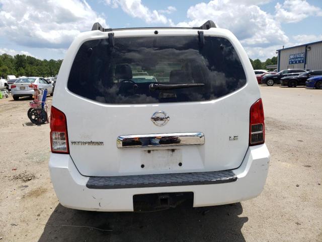 5N1AR18U36C628869 - 2006 NISSAN PATHFINDER LE WHITE photo 6