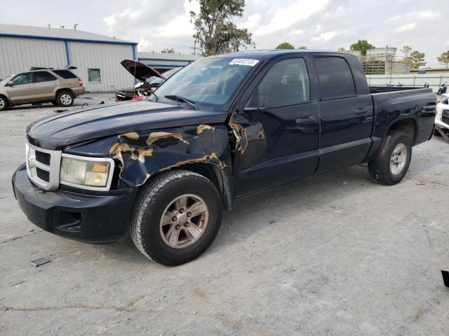 1D7RE3GK6BS636159 - 2011 DODGE DAKOTA SLT BLACK photo 1