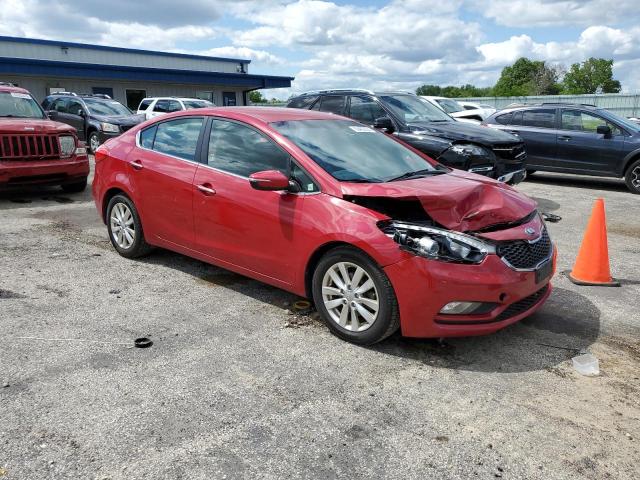 KNAFX4A88F5279501 - 2015 KIA FORTE EX BURGUNDY photo 4