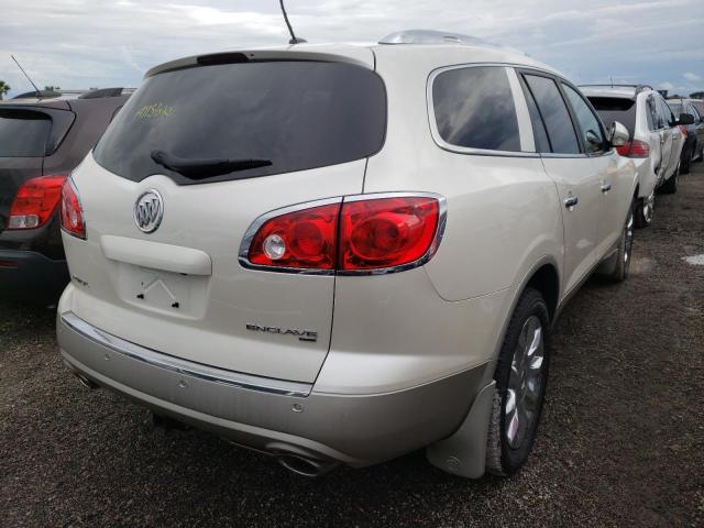 5GAKVDEDXCJ118974 - 2012 BUICK ENCLAVE WHITE photo 4