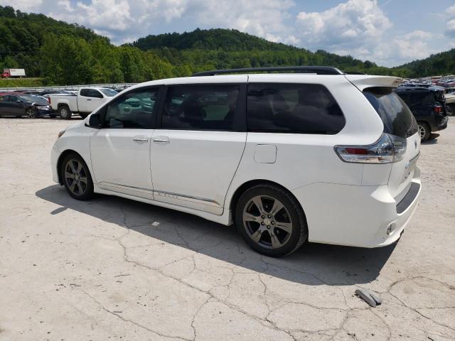 5TDXZ3DCXHS819178 - 2017 TOYOTA SIENNA SE WHITE photo 2