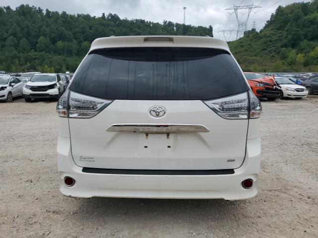 5TDXZ3DCXHS819178 - 2017 TOYOTA SIENNA SE WHITE photo 6