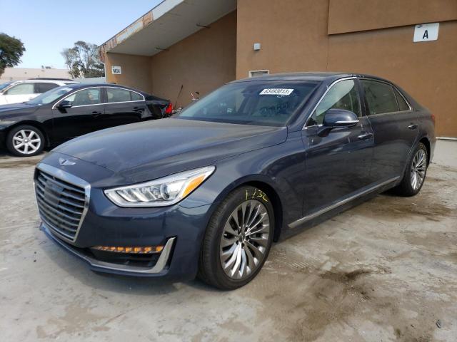 KMHG34JA0HU028076 - 2017 GENESIS G90 PREMIUM TEAL photo 1