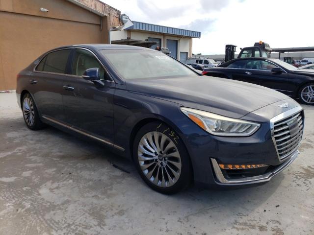 KMHG34JA0HU028076 - 2017 GENESIS G90 PREMIUM TEAL photo 4