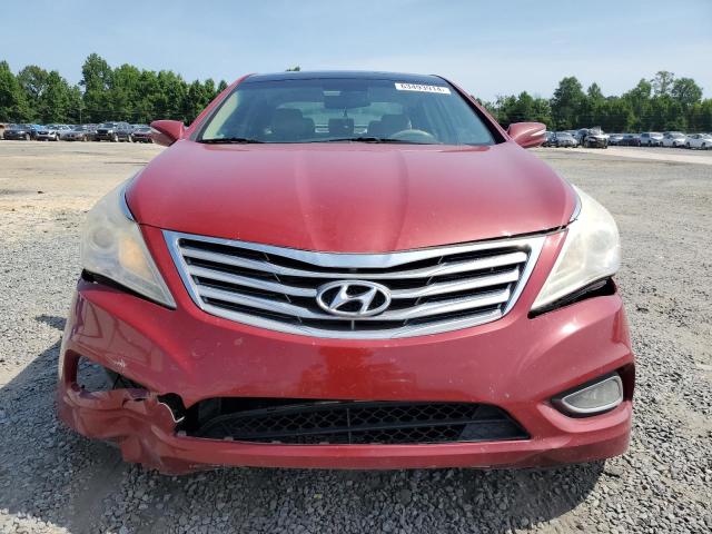 KMHFH4JG6DA299401 - 2013 HYUNDAI AZERA GLS RED photo 5