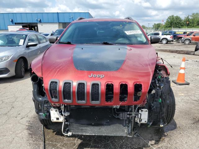 1C4PJMBS7EW160463 - 2014 JEEP CHEROKEE TRAILHAWK RED photo 5