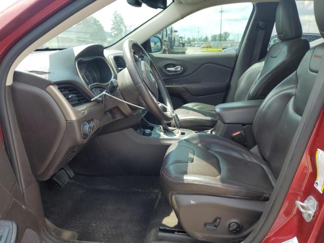 1C4PJMBS7EW160463 - 2014 JEEP CHEROKEE TRAILHAWK RED photo 7