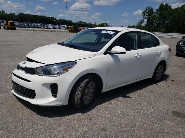 3KPA24AD2LE297811 - 2020 KIA RIO LX WHITE photo 1