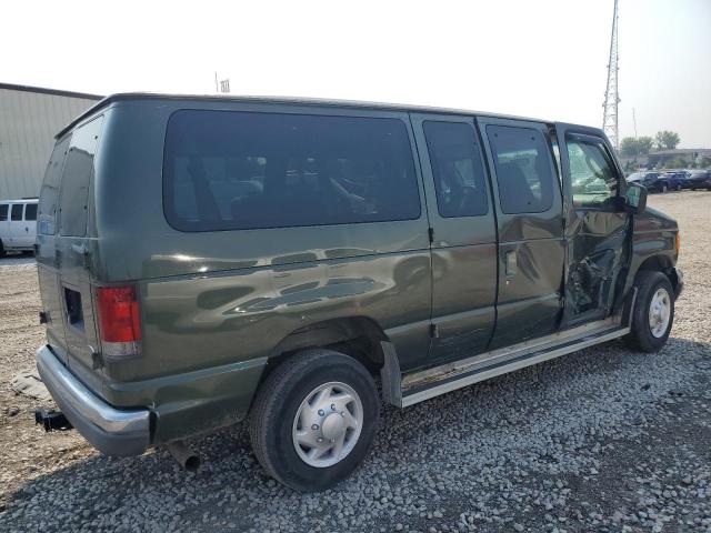 1FBNE31L34HB03751 - 2004 FORD ECONOLINE E350 SUPER DUTY WAGON GREEN photo 3