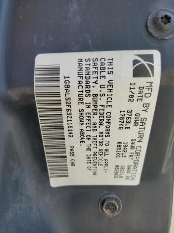 1G8AL52F63Z115142 - 2003 SATURN ION LEVEL 3 GREEN photo 13