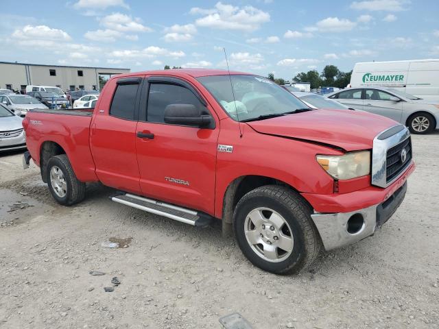 5TFBV54127X019869 - 2007 TOYOTA TUNDRA DOUBLE CAB SR5 RED photo 4